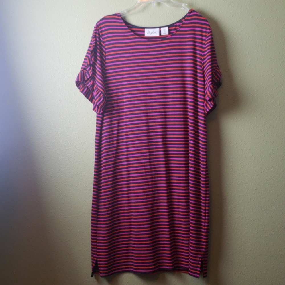 Heyton Striped Dress Size Large